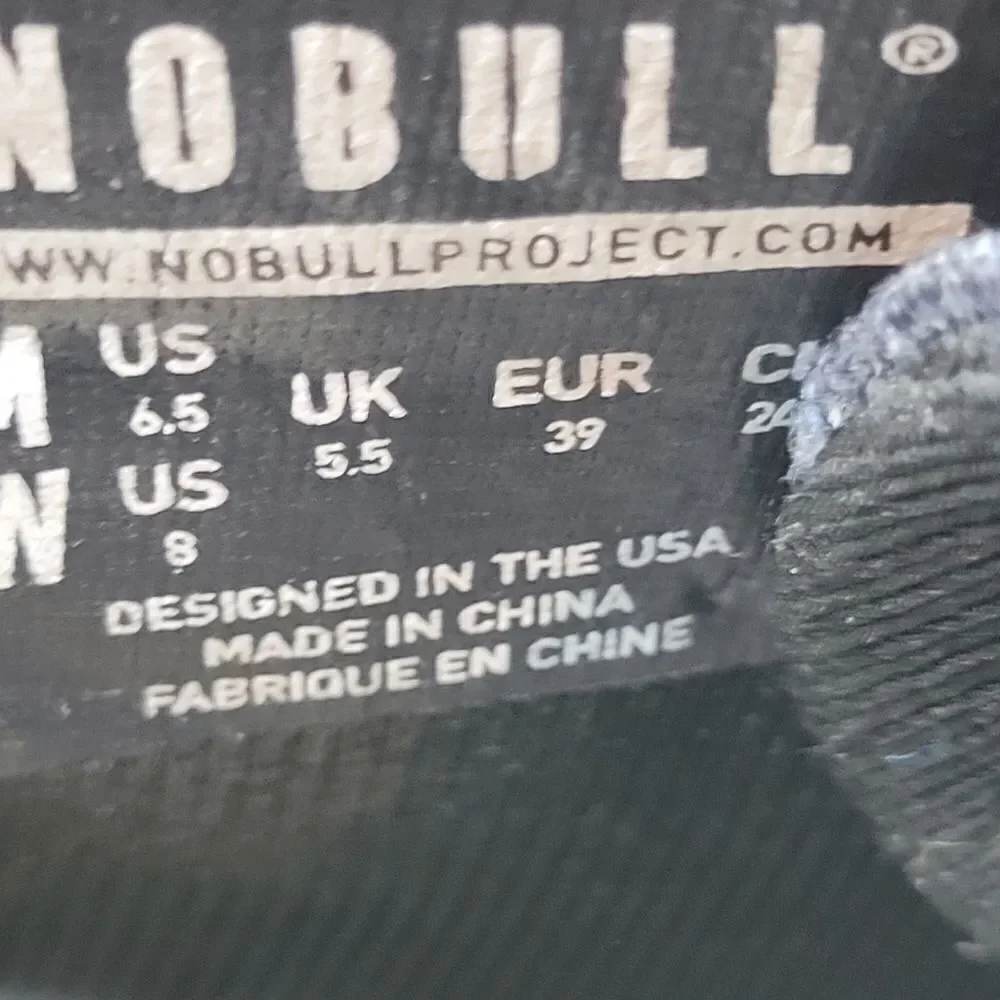 NoBull Project Splatter Mid Canvas Trainer Womens Sneaker Shoes Size 8